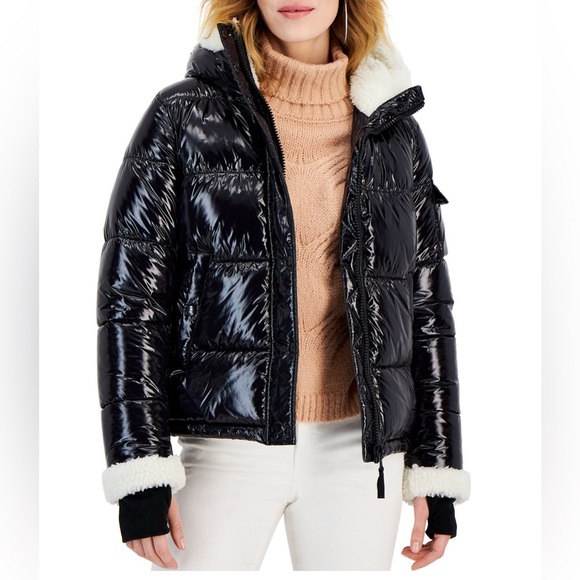 S13 Black Puffer Jacket - Picture 2 of 10